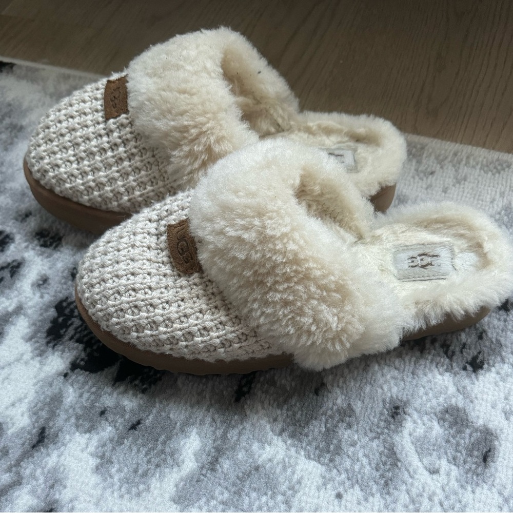 Ugg Sheepskin Slippers in Cream